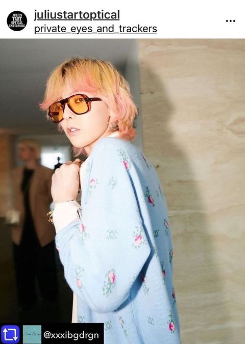 【JULIUS TART OPTICAL】韓国アイドルG-DRAGON氏の愛用眼鏡をご紹介！