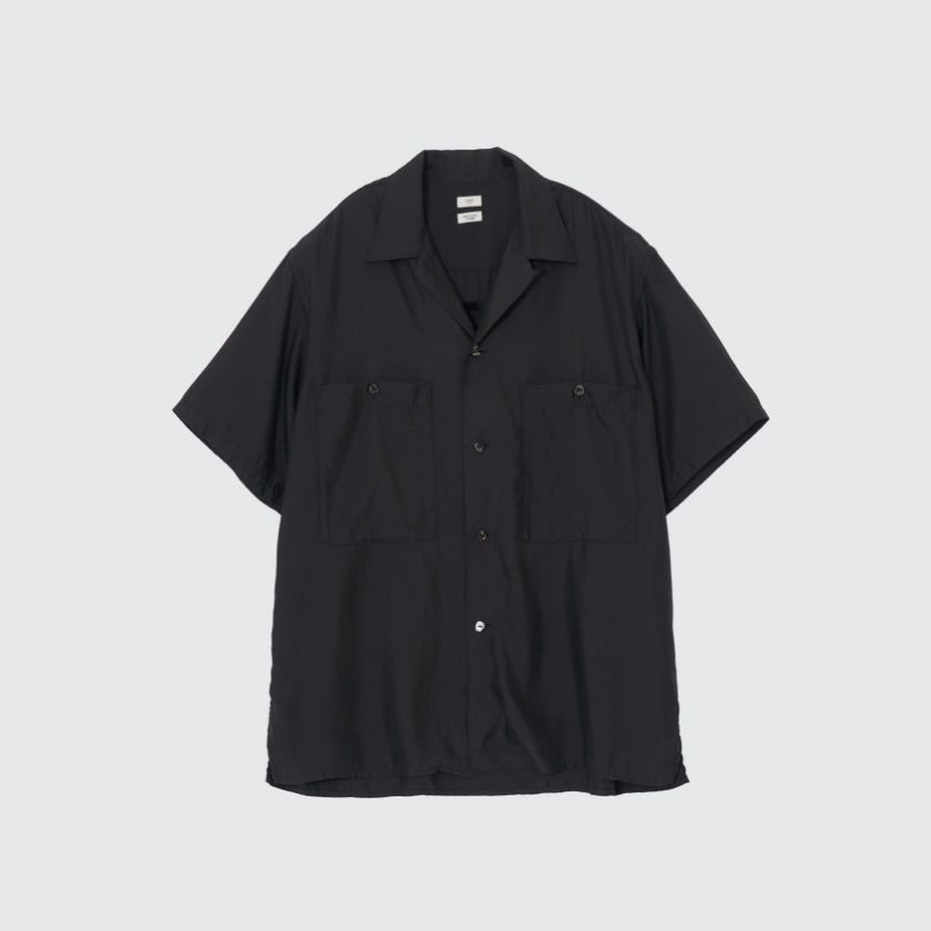 【残り一点】Cupro Open Collar Shirt