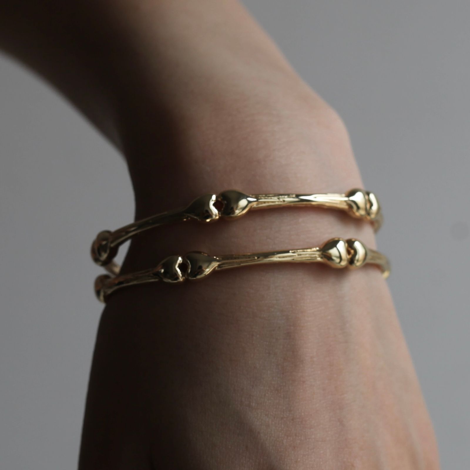 【残り一点】Bones And Blood Bracelet(GOLD)