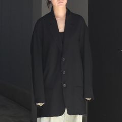 【残り一点】Draped Dart Wool Serge Blazer