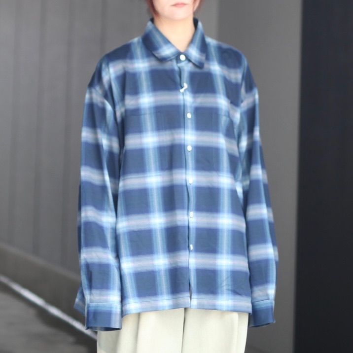 【残り一点】28G Ombre Check Balise Shirt