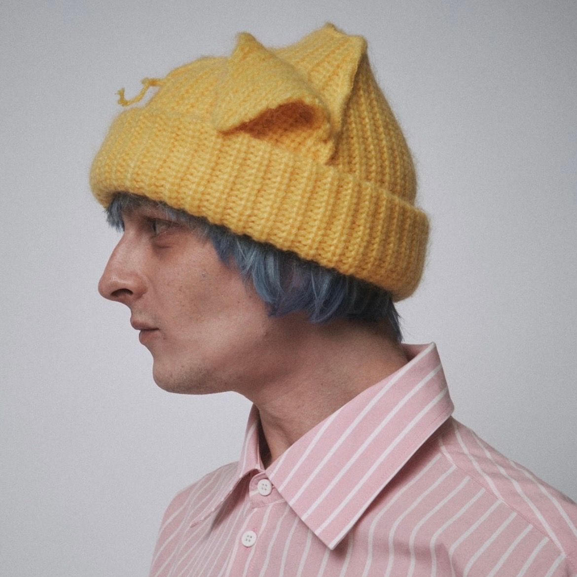 【残り一点】Mohair Chunky Ears Beanie