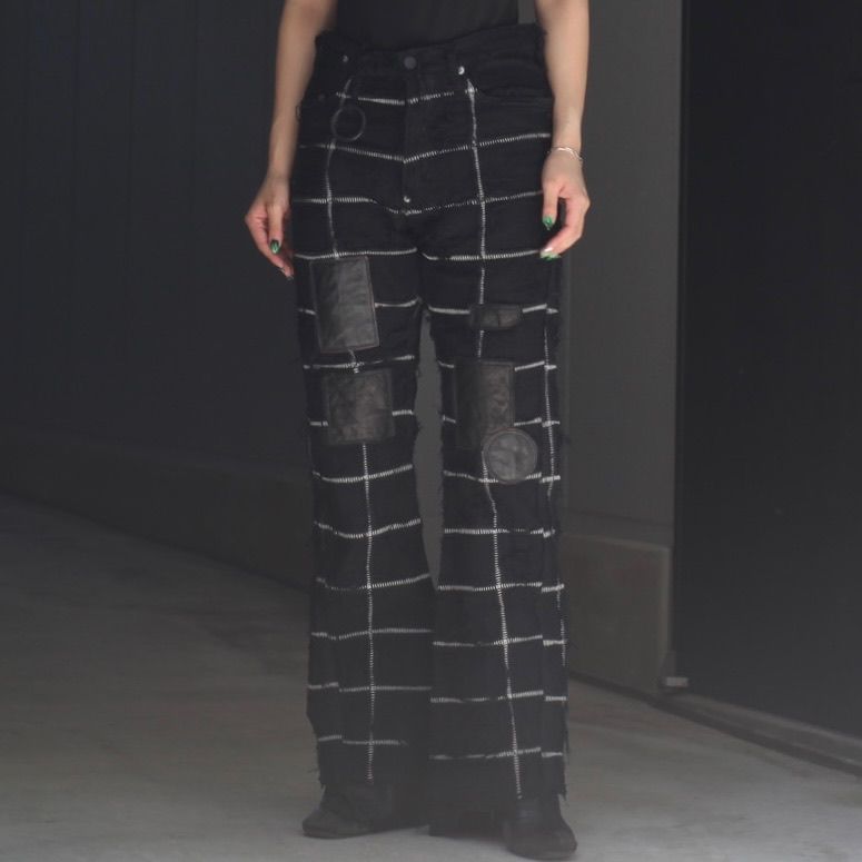 【残り一点】Destroy Work Jeans(NOIR)