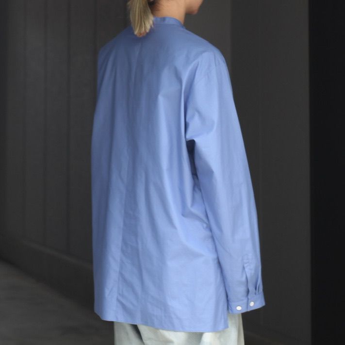 【残りわずか】Suvin Broad Band Collar Shirt