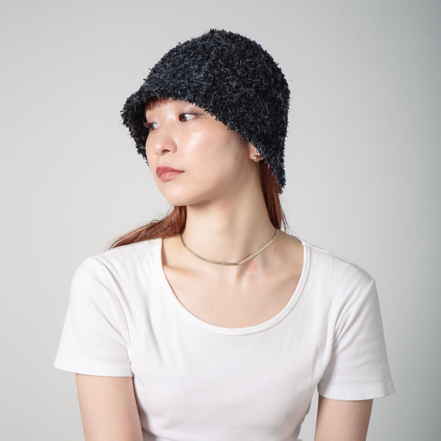 【残り一点】Mix Knit Bucket Hat