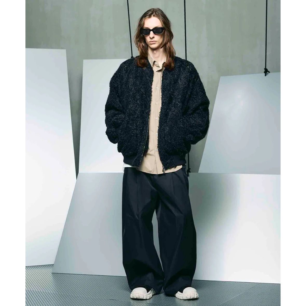 【残り一点】120/2/2 Suvin Cotton Two Tuck Pants