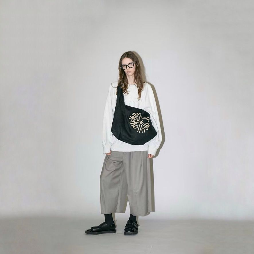 【残り一点】セミウェットリネンショルダーバッグ