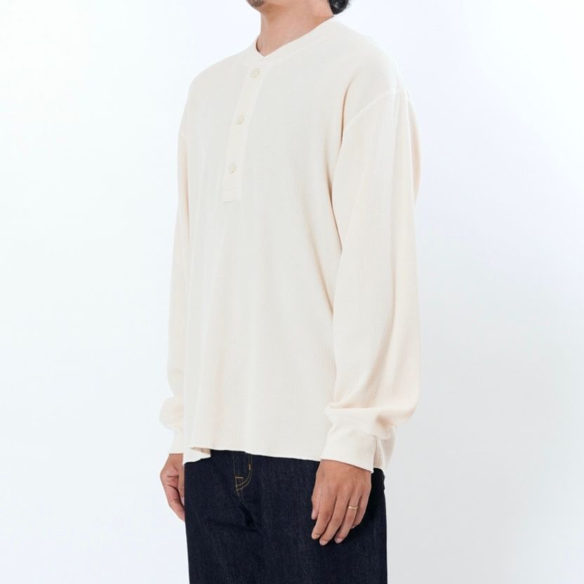 【残り一点】Waffle Henry Neck L/S T-Shirts