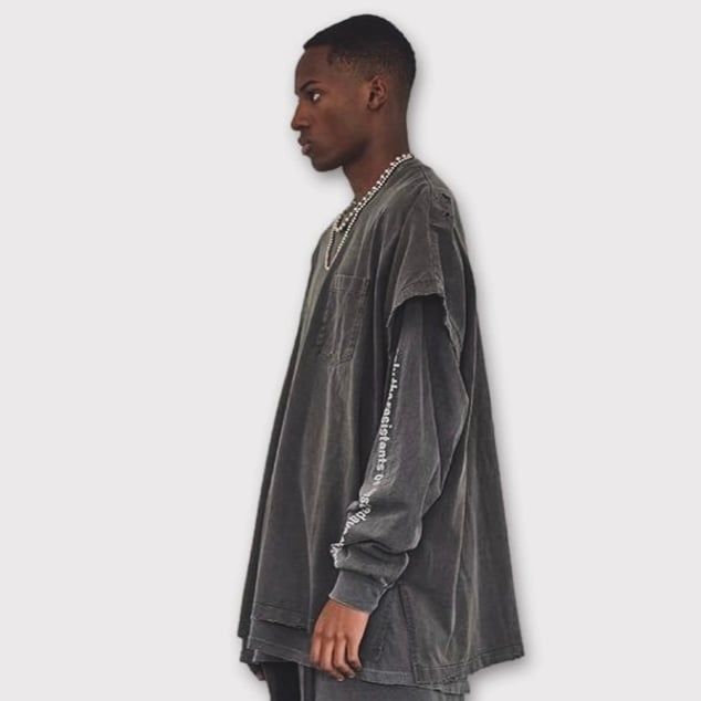 【残り一点】Pocket Tunic With Damaged