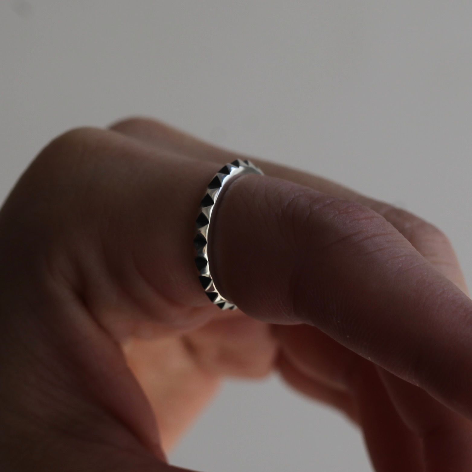 【お取り寄せ注文可能】Multiple Studs Ring S