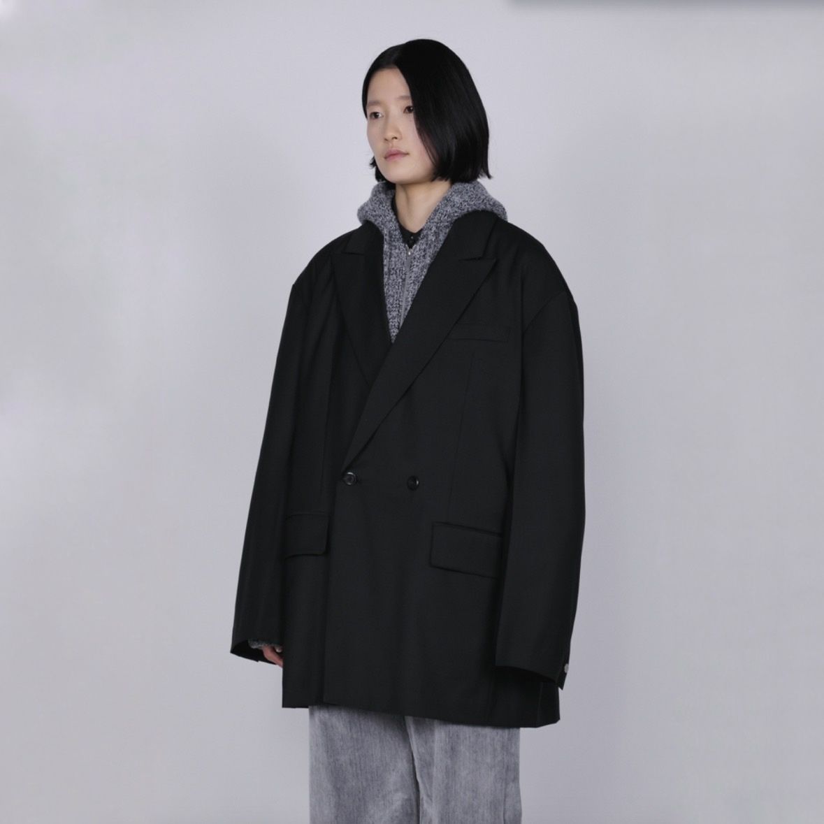 【残り一点】Soft Drop Oversized Double Breasted Jacket