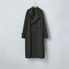 【残りわずか】Cotton Satin Oversized Double Breasted Coat