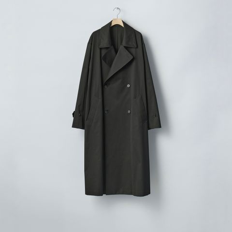 【残りわずか】Cotton Satin Oversized Double Breasted Coat