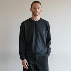 【残り一点】French Henry Neck Knit