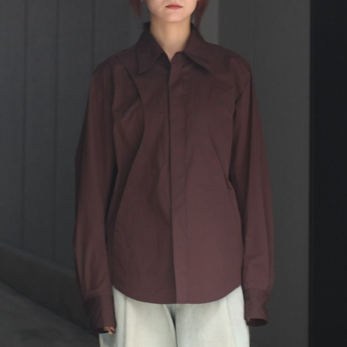 【残り一点】Fly Front Panelled Utility Shirt