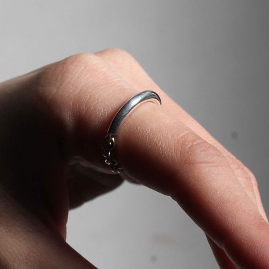【残り一点】Mix Chain Ring(WHITE)