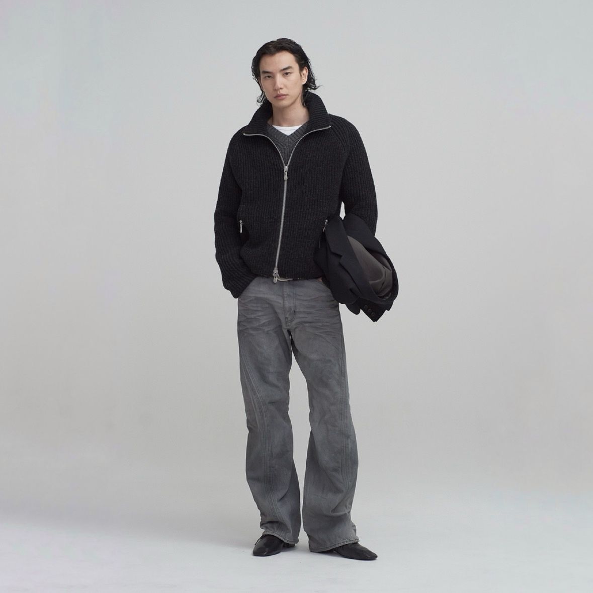 【残り一点】Drivers Zip Up Sweater