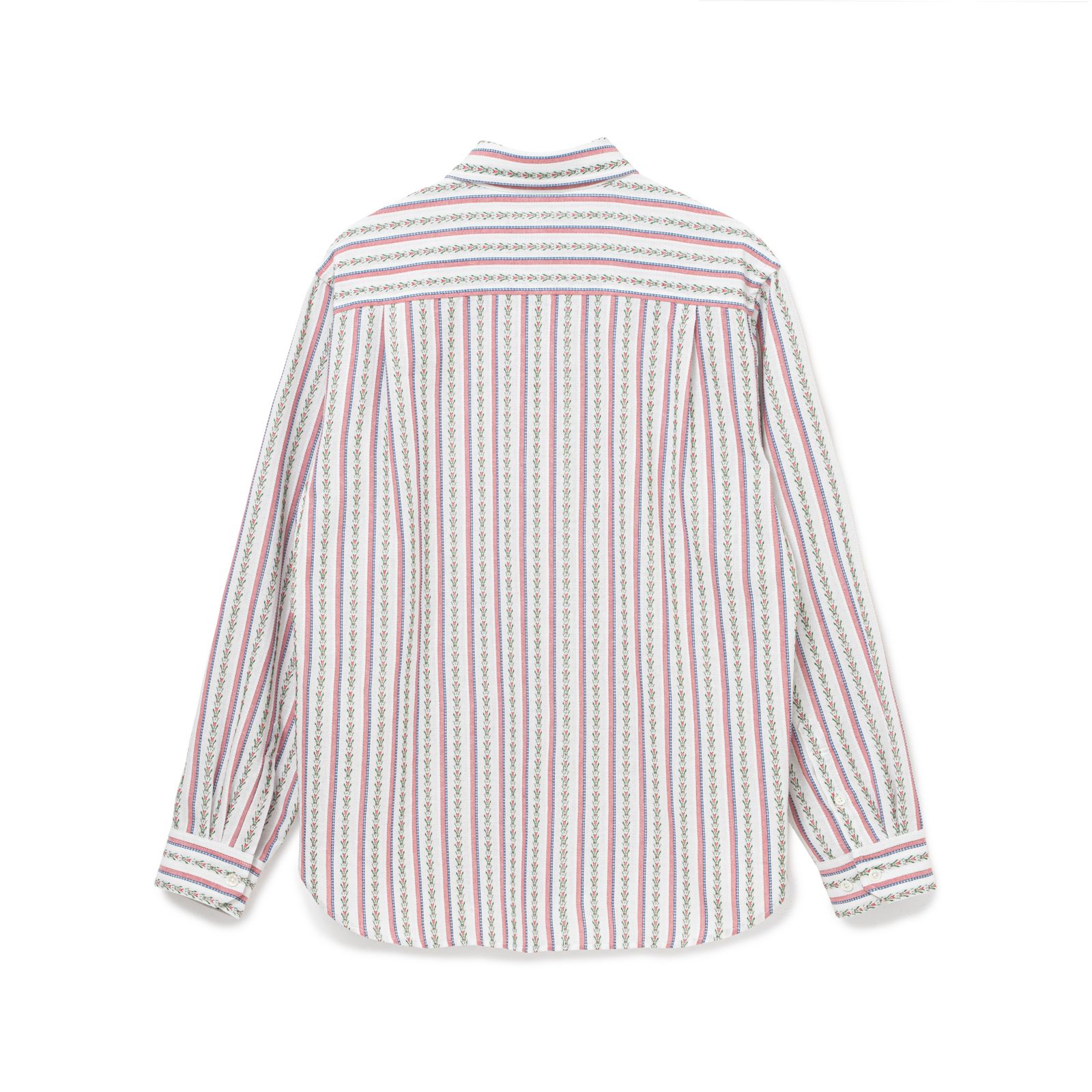 【残り一点】Flower Striped Shirt