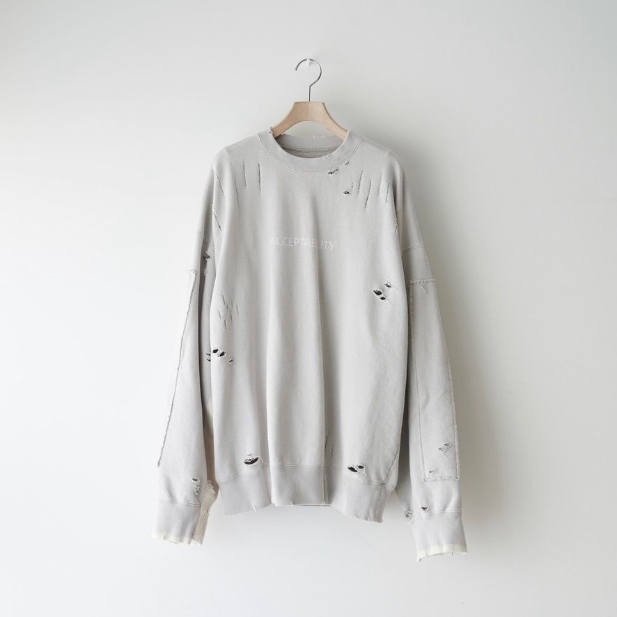 ssstein - 【残りわずか】Oversized Rebuild Sweat LS | ACRMTSM