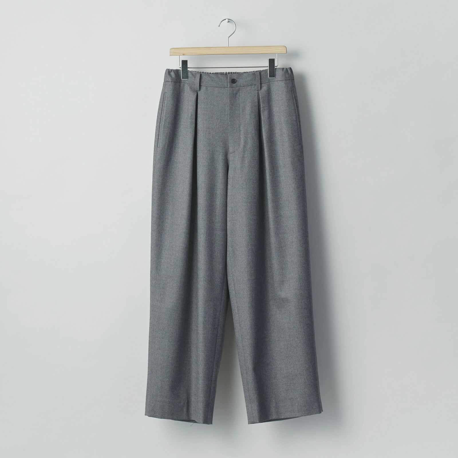 【残り一点】Wool Flannel Easy Wide Trousers