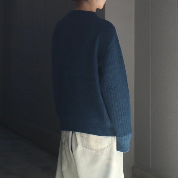 【残り一点】Wo/Ca Rib Moc Neck P/O