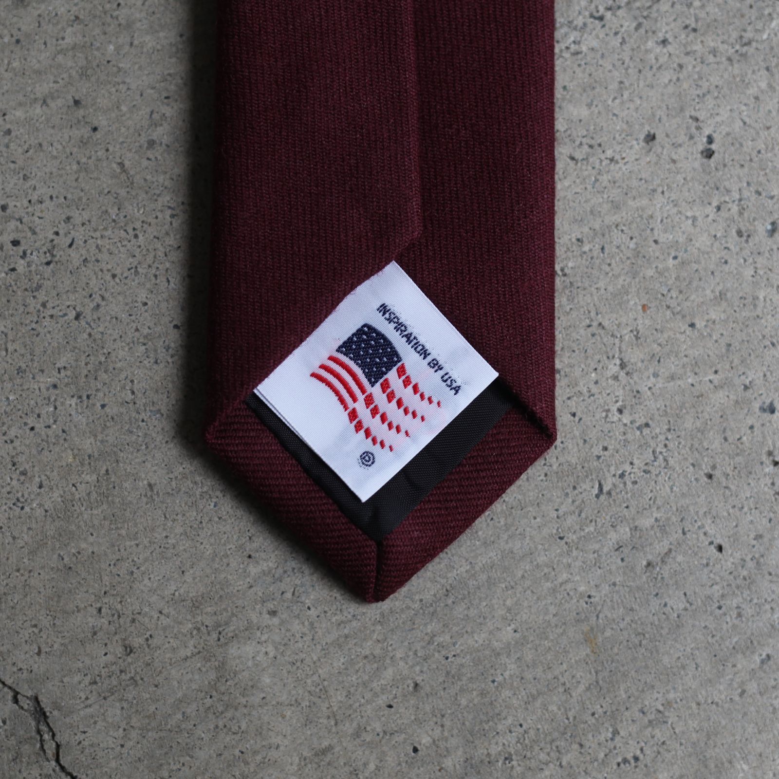 DAIRIKU - 【残り一点】Wool Tie with Money Clip(WINE RED) | ACRMTSM