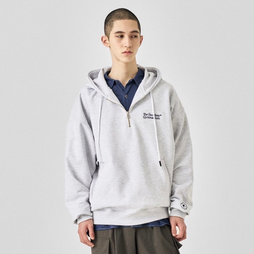 【残り一点】Gymnasium Half Zip Up Hoodie
