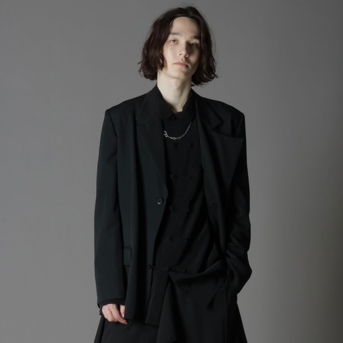 【超美品】Ground Y★アシンメトリージャケット★1 STAFF STYLING｜THE SHOP YOHJI YAMAMOTO