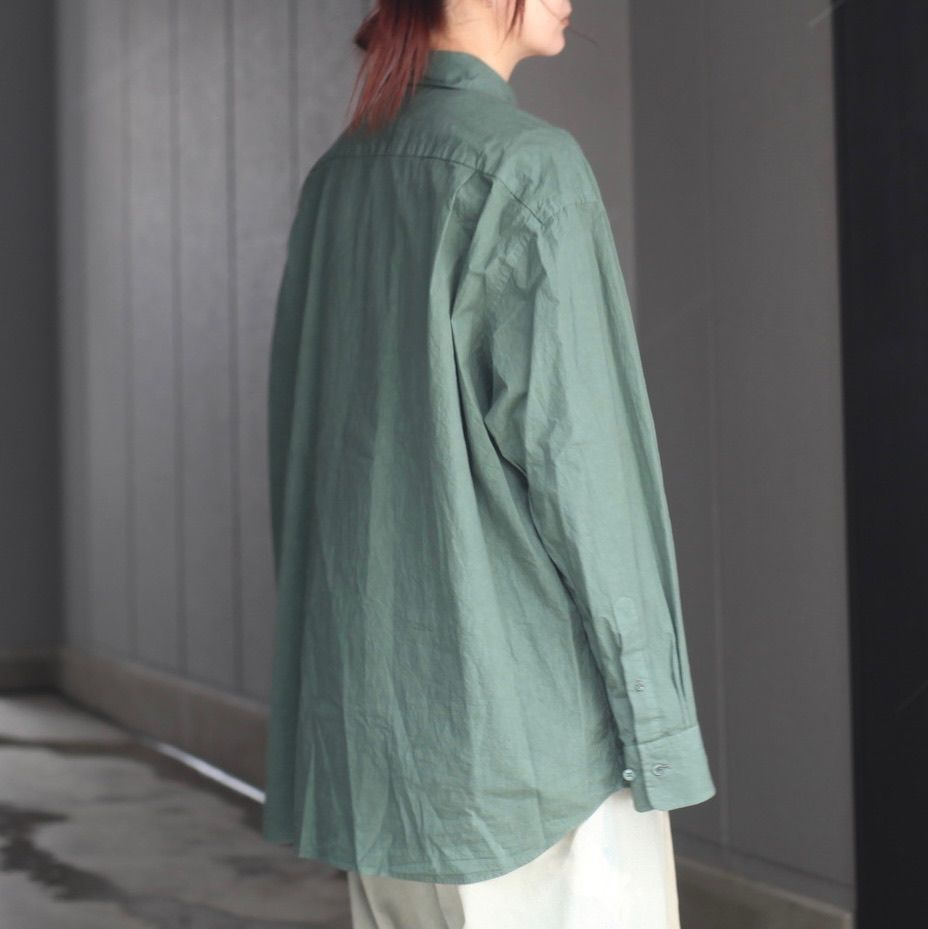 【残り一点】Regular Collar Shirt(MAX HIGH COUNT TYPEWRITER)