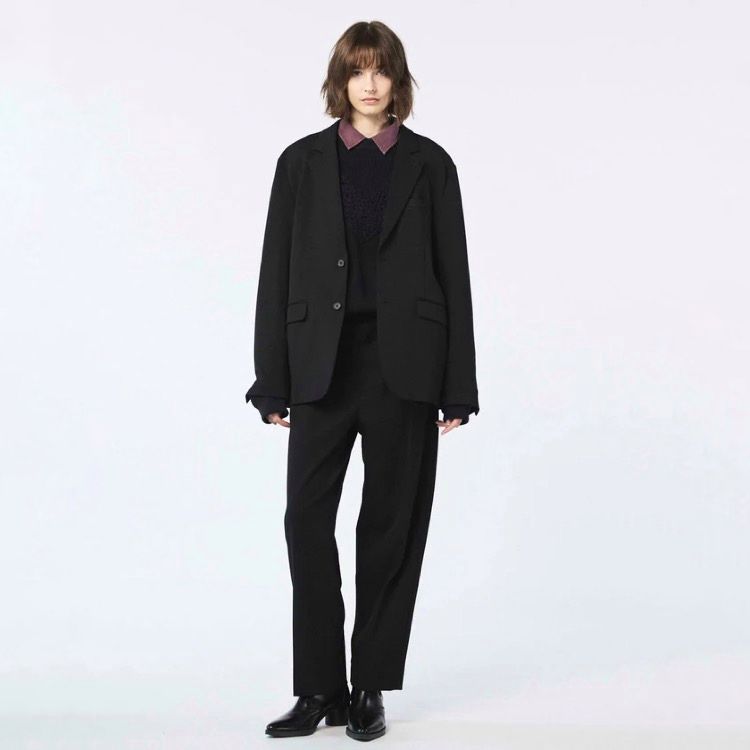 【残り一点】Wool Like Regular-Over Set Up