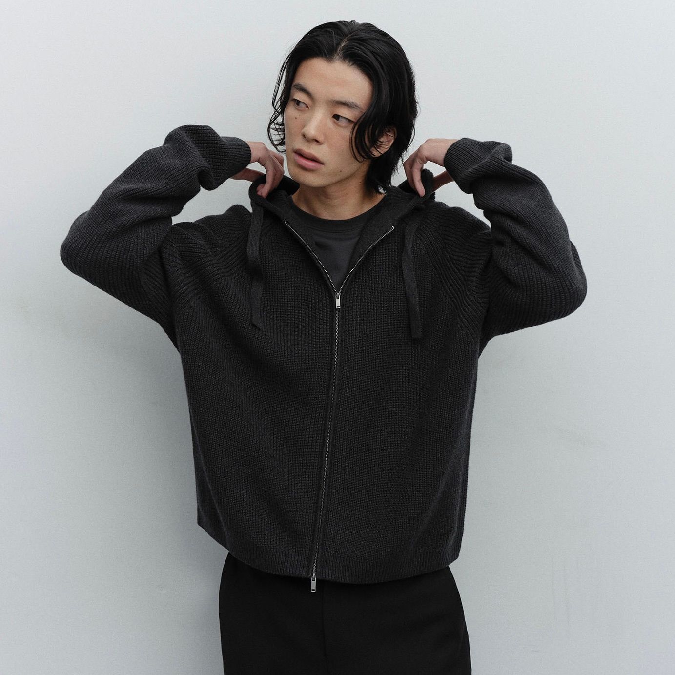 【残り一点】Hooded Knit Parka