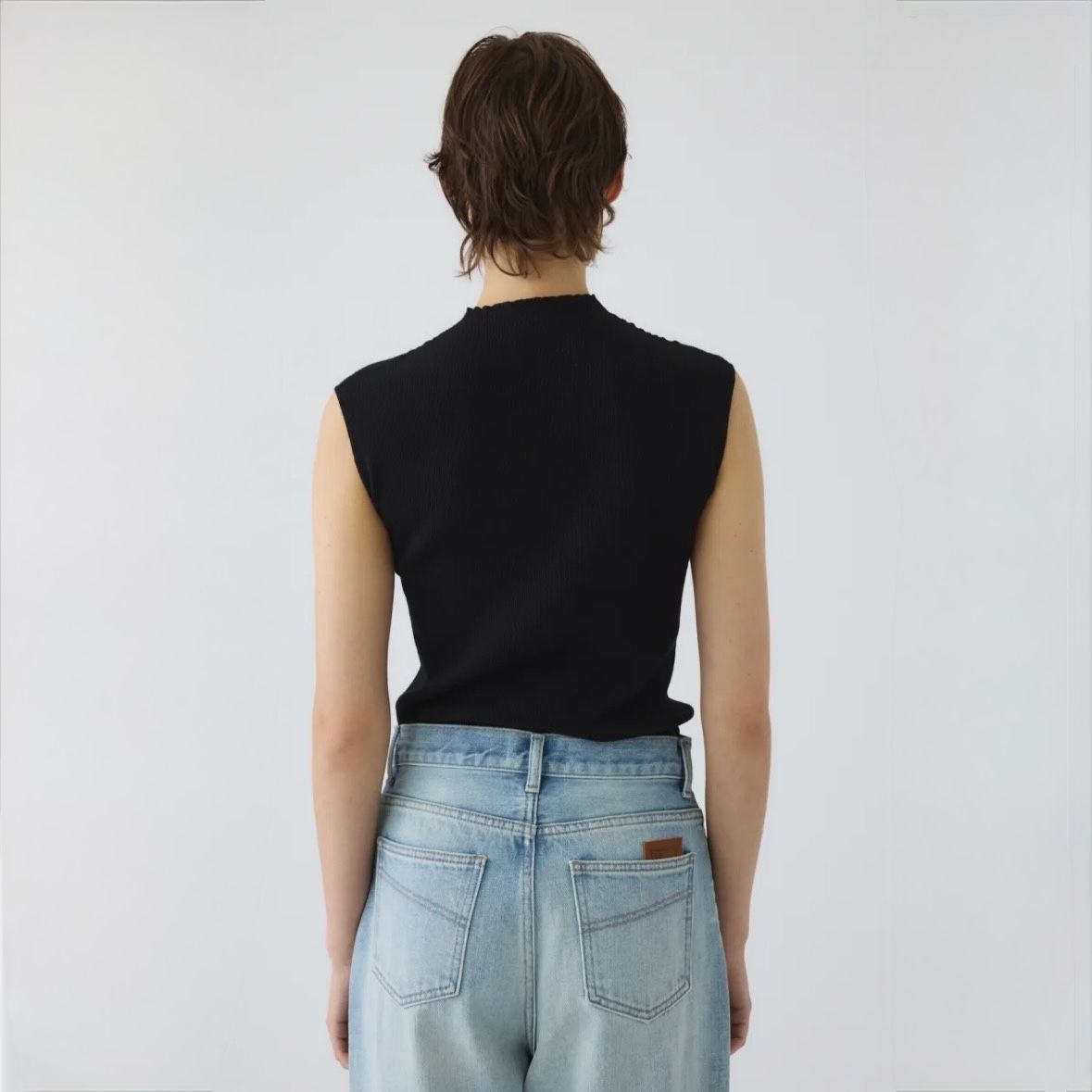 【残り一点】Washable Basic N/S Knit