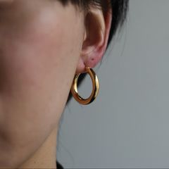【残り一点】Classic Hoops Thick Medium(GOLD)