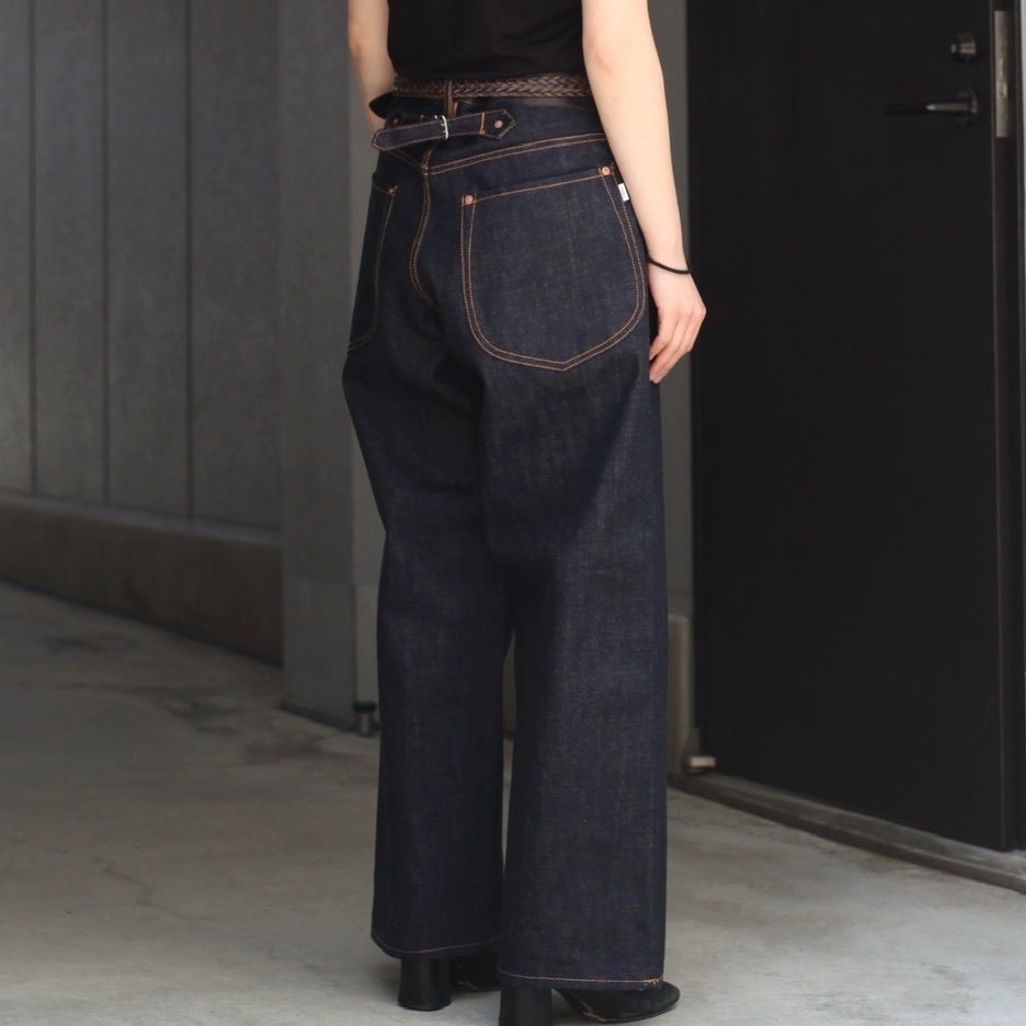 sugarhill】classic denim pants 34（XL） | patisserie-cle.com