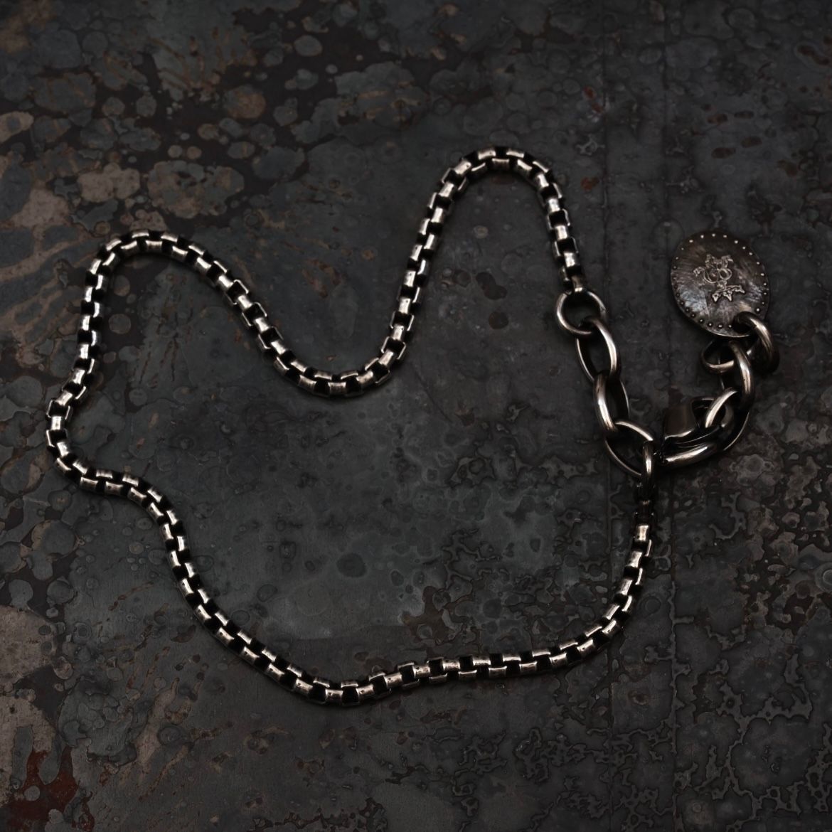 【お取り寄せ注文可能】Narrow Square Block Chain Anklet