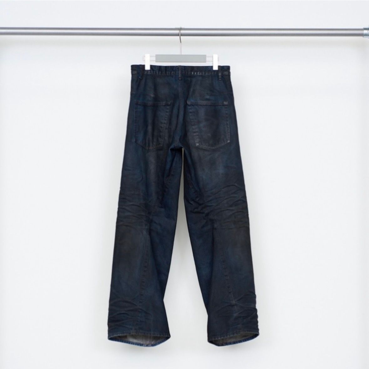 【残りわずか】3D Twisted Wide Leg Jeans