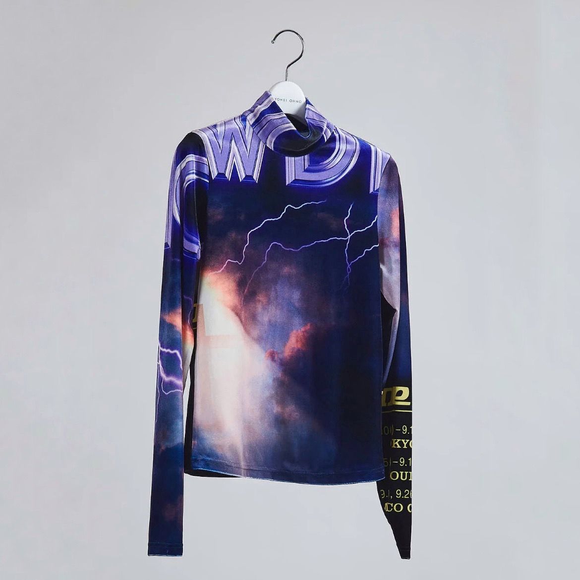 YOHEI OHNO - 【残り一点】Graphic Velour High Neck | ACRMTSM ONLINE