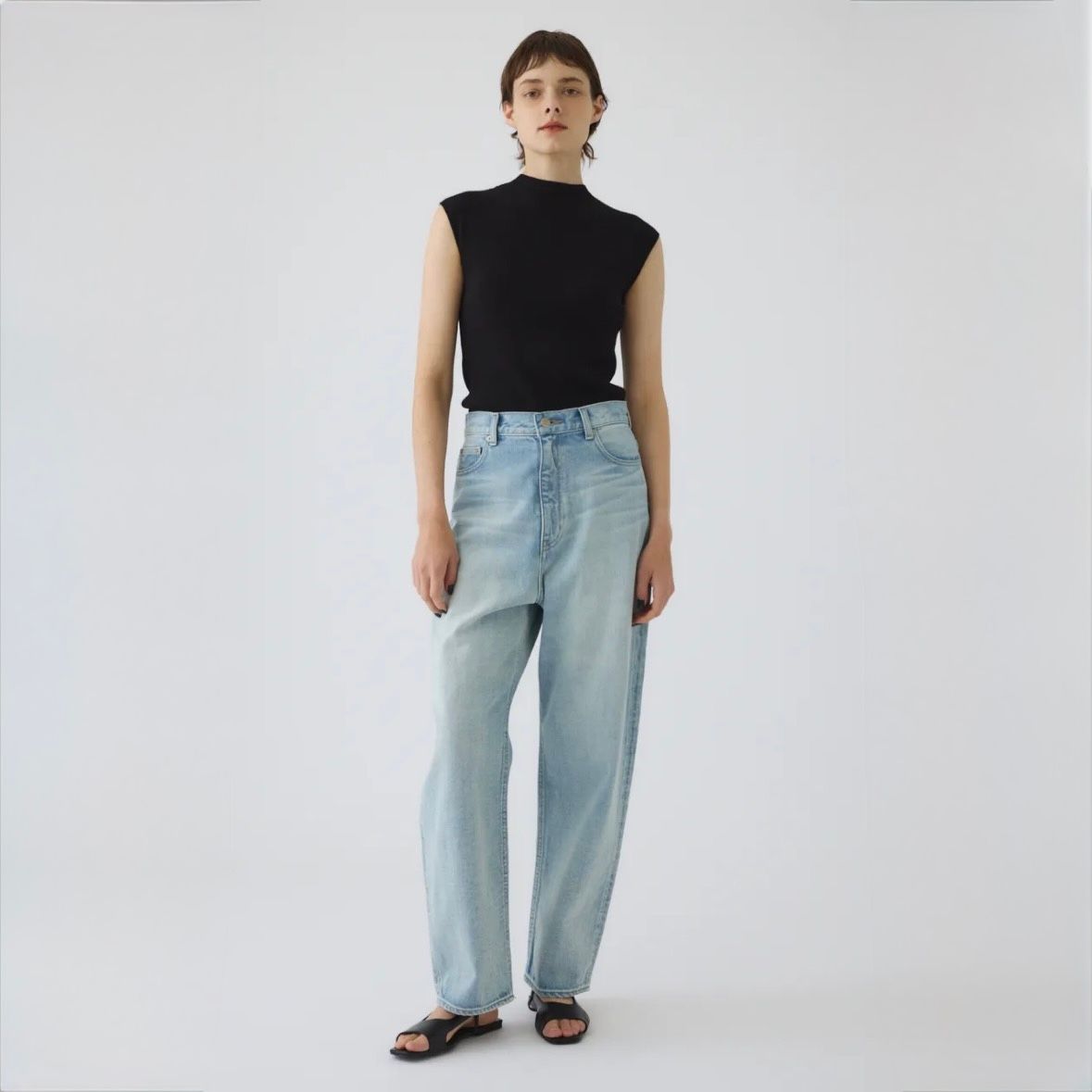【残り一点】Washable Basic N/S Knit