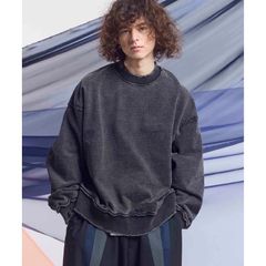 【残り一点】Prime-Over Chemical Over-Dye Sweat Crew Knit Pullover