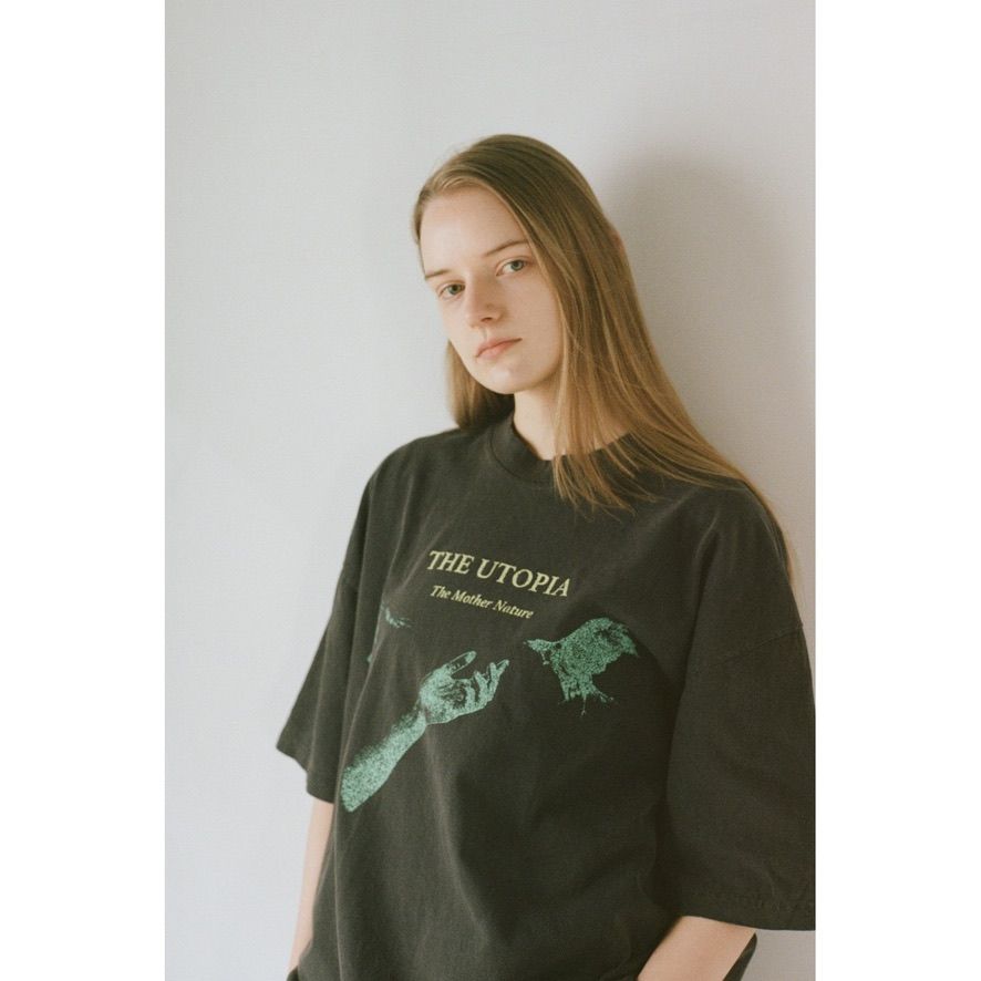 【残り一点】Oversized Garment Dye T-shirt(UTOPIA)