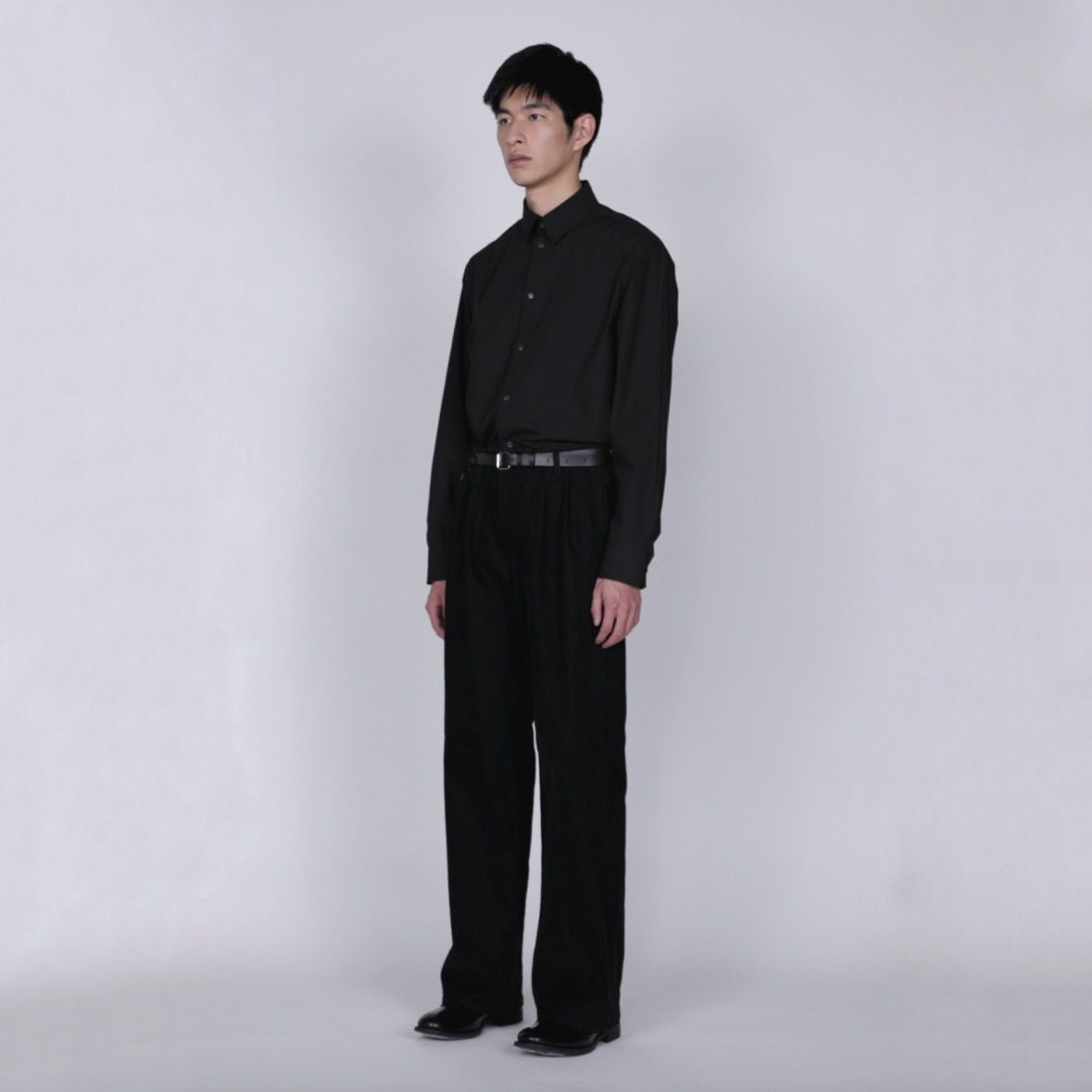 【残り一点】Flocked Denim Wide Tailored Pants
