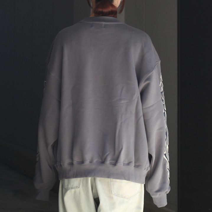 【残り一点】Leather Flame Sweatshirt