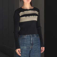 【残り一点】Tiny Border Top