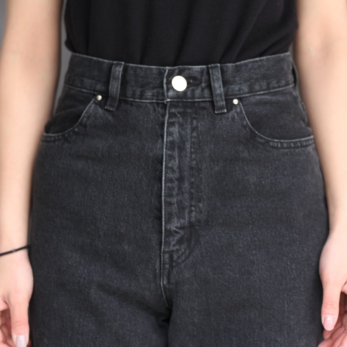 【再販売通知受付可能】My Basic Denim(BLACK)
