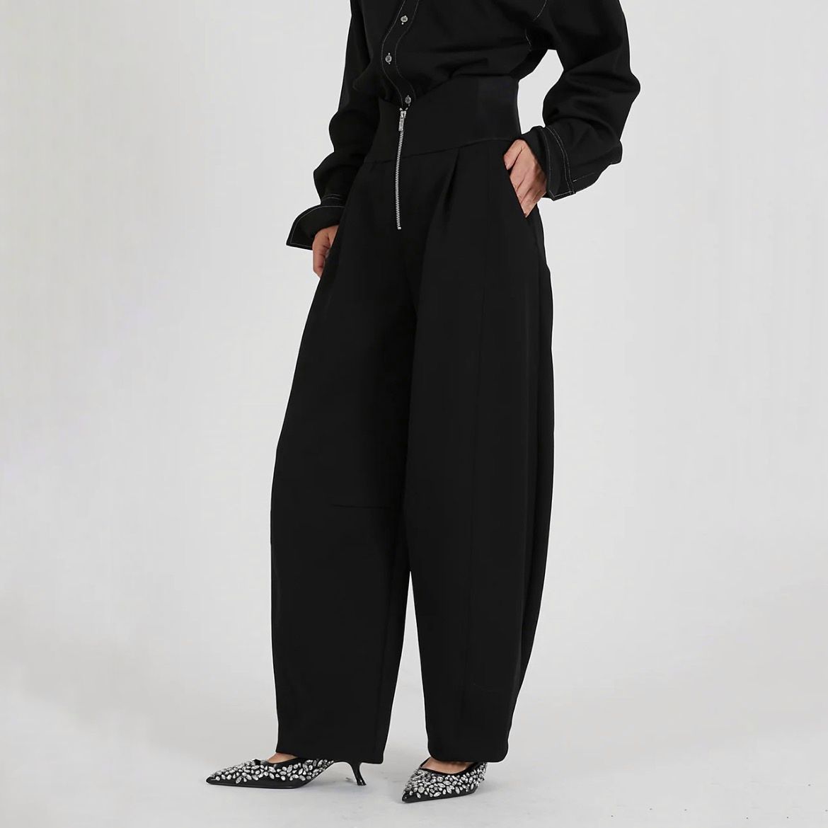 【残り一点】High-Waisted Pants