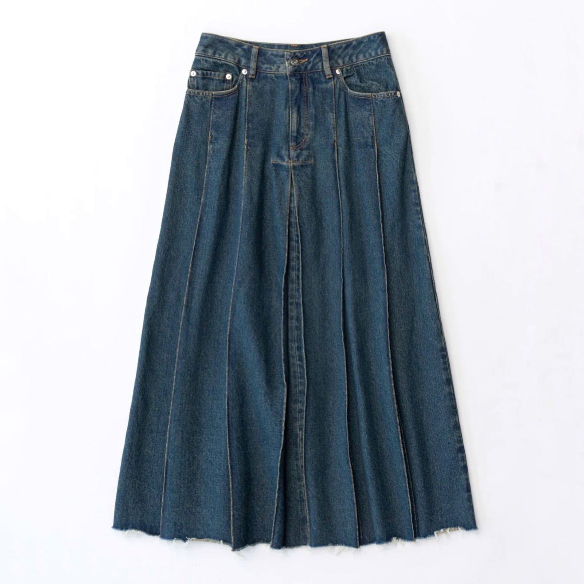 MAISON SPECIAL - 【残り一点】Pleated Denim Skirt | ACRMTSM ONLINE