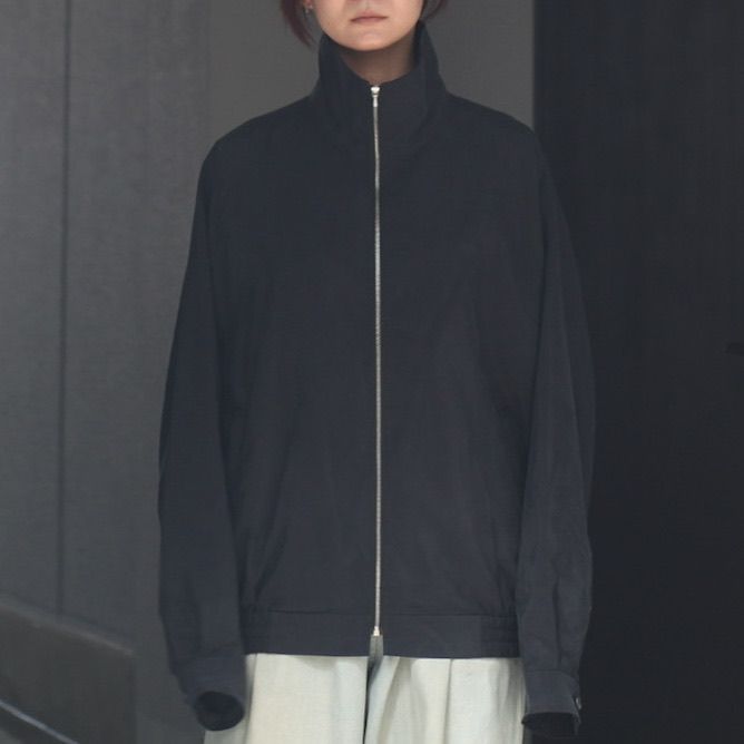 【残り一点】Silk Nylon Zip Up Blouson