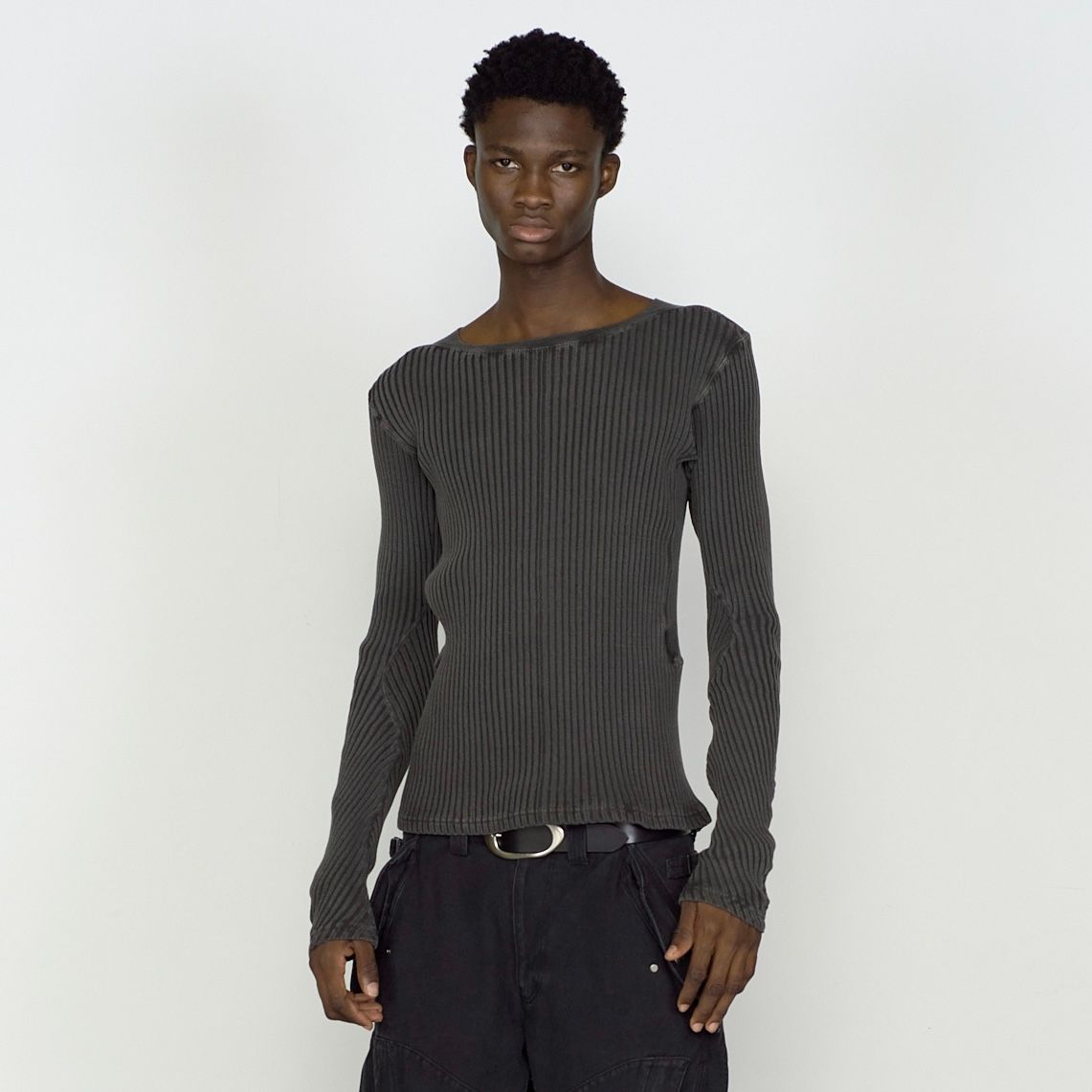【残り一点】Ribbed Long Sleeve T-shirt