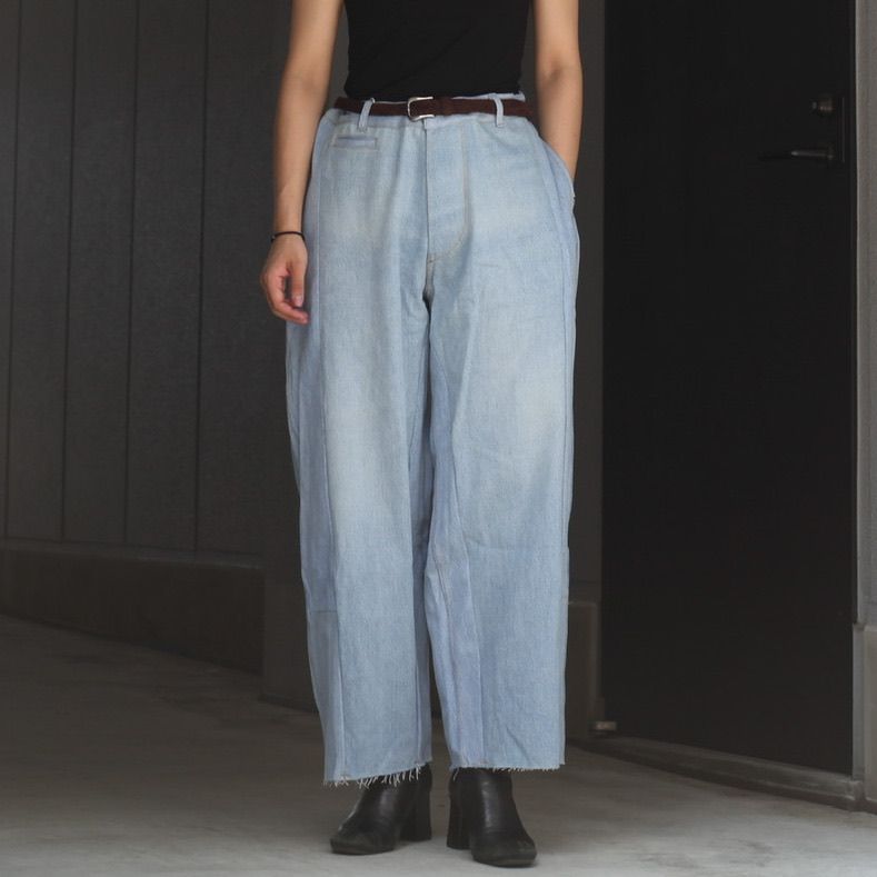 【残り一点】Reconstructed Super Baggy Slacks Denim_2(M)