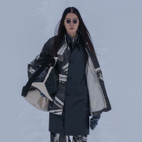 格安undercover 14AW バイカラーチェスターコート2 アンダーカバー 